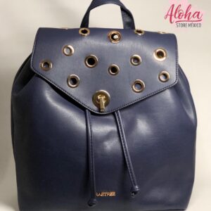 Mochila aplicaciones doradas