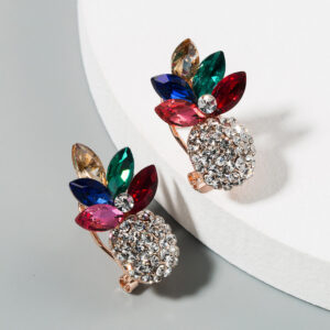 Aretes Piña brillos