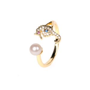 Anillo ajustable caballito de mar