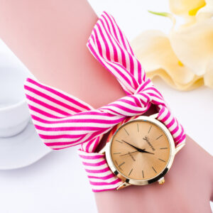 Reloj Lazo lineas Fucsia