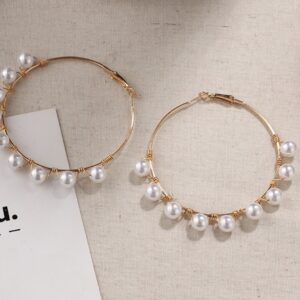 Maxi Hoops perla