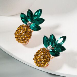 Aretes Piña brillos