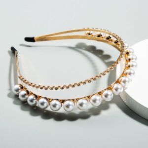 Diadema Perla y brillos
