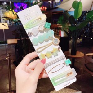 SET HAIR CLIPS 8 PZAS