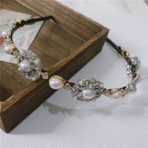 Diadema Barroca perlas