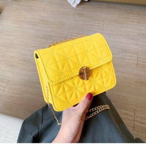 Bolso acolchado broche