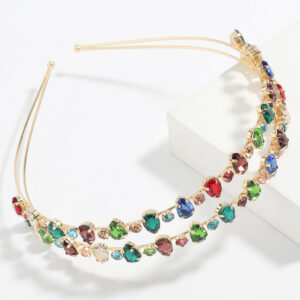 DIADEMA DOBLE LINEA COLORES