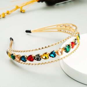 DIADEMA TRIPLE PIEDRAS & BRILLOS