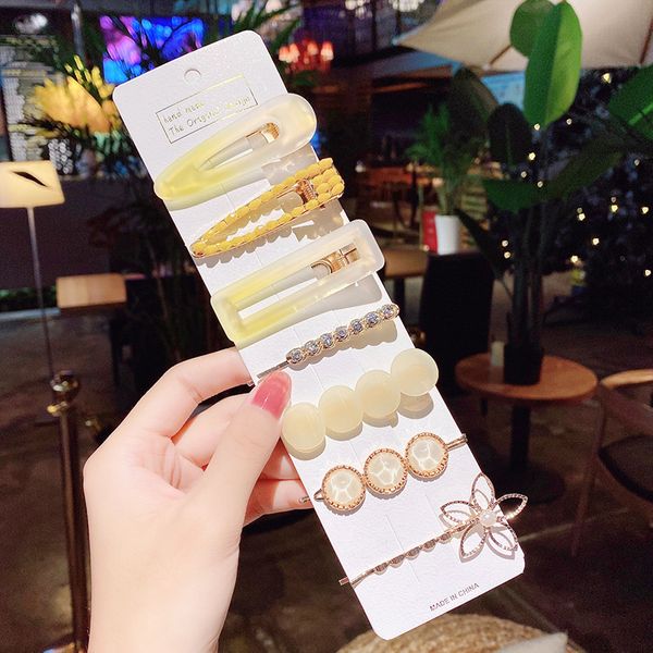 SET HAIR CLIPS 8 PZAS