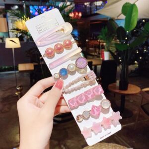 SET HAIR CLIPS 8 PZAS