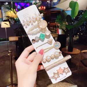 SET HAIR CLIPS 8 PZAS