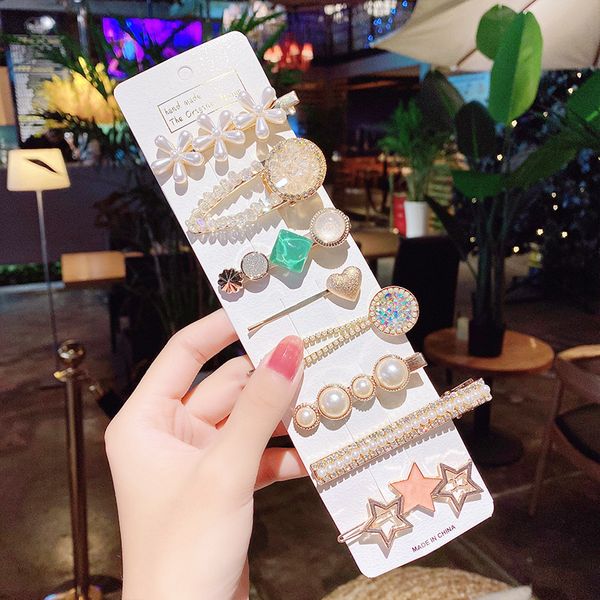 SET HAIR CLIPS 8 PZAS