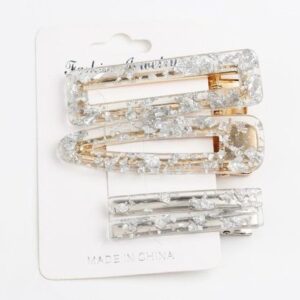 Set hair clips flakes