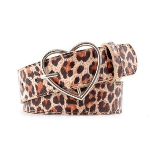 Cinturón animal print