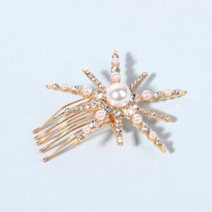 Hair clip perla & brillos