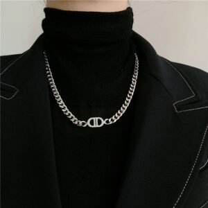 Collar eslabones Acero Titanio