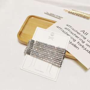 SET 10 HAIR CLIPS BRILLOS